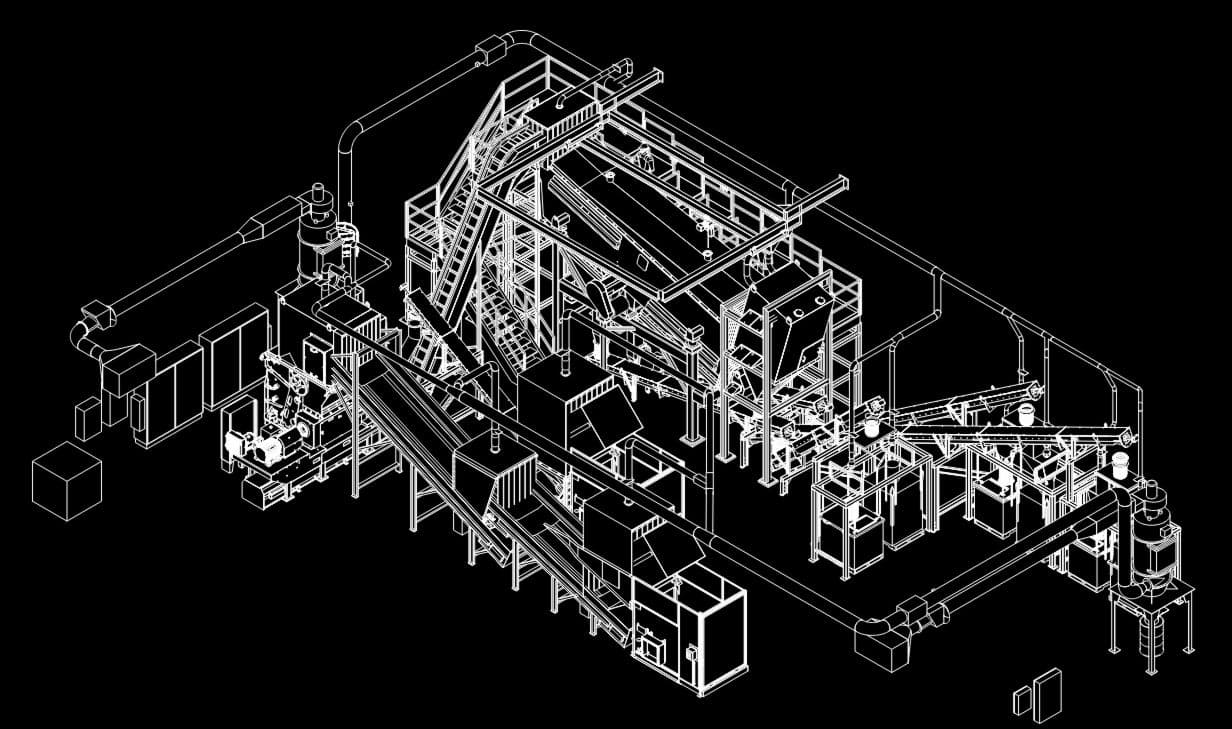 Facility 3-D layout