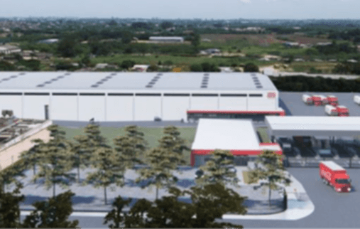 Facility aerial render