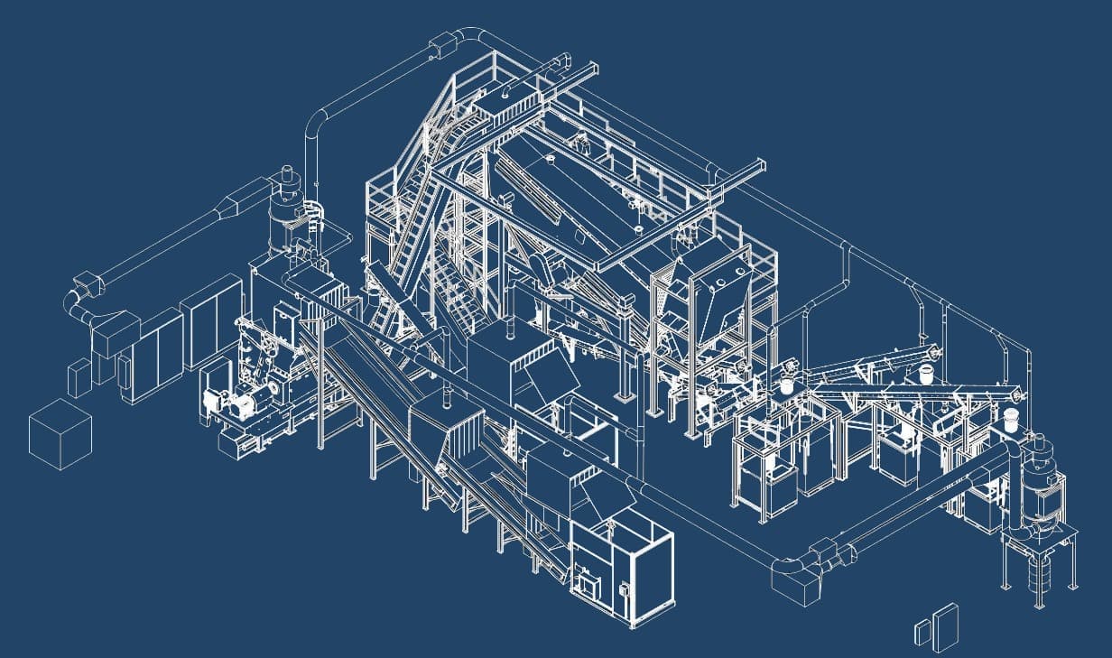 Laser scan · piping / structural 3-D model